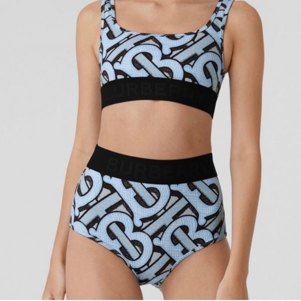 Burberry monogram bathing suit